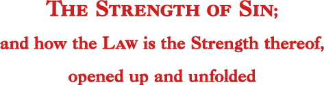 The Strength of Sin